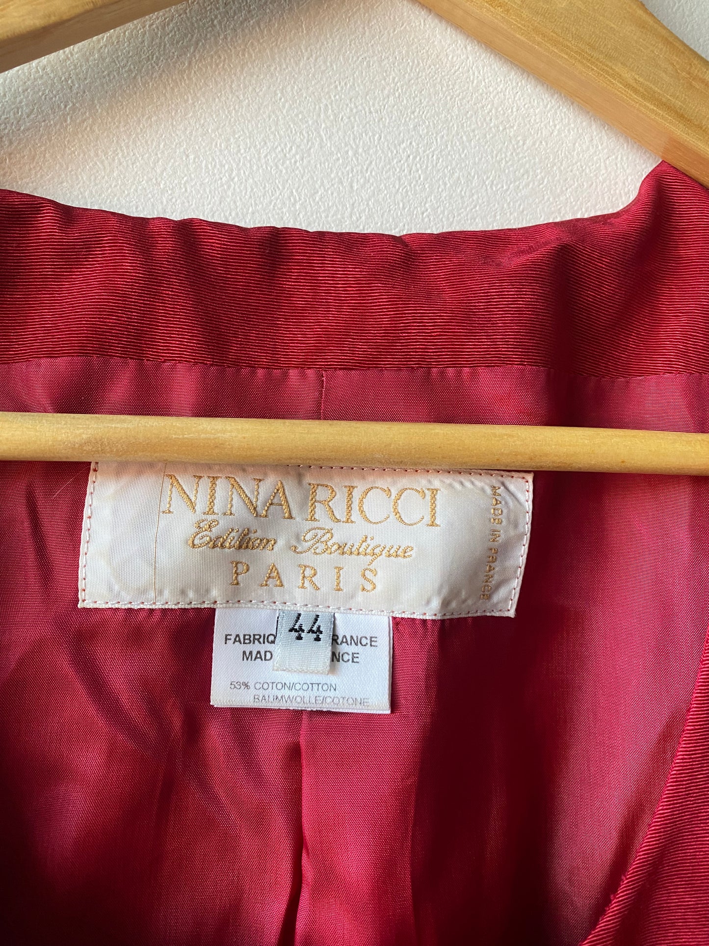 Veste à noeud Nina Ricci