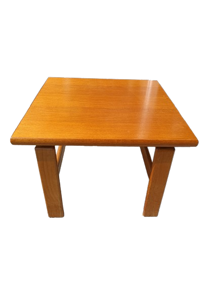 Table basse scandinave en teck de Niels Bach