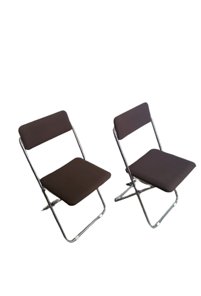 Paire de chaises pliables années 70's