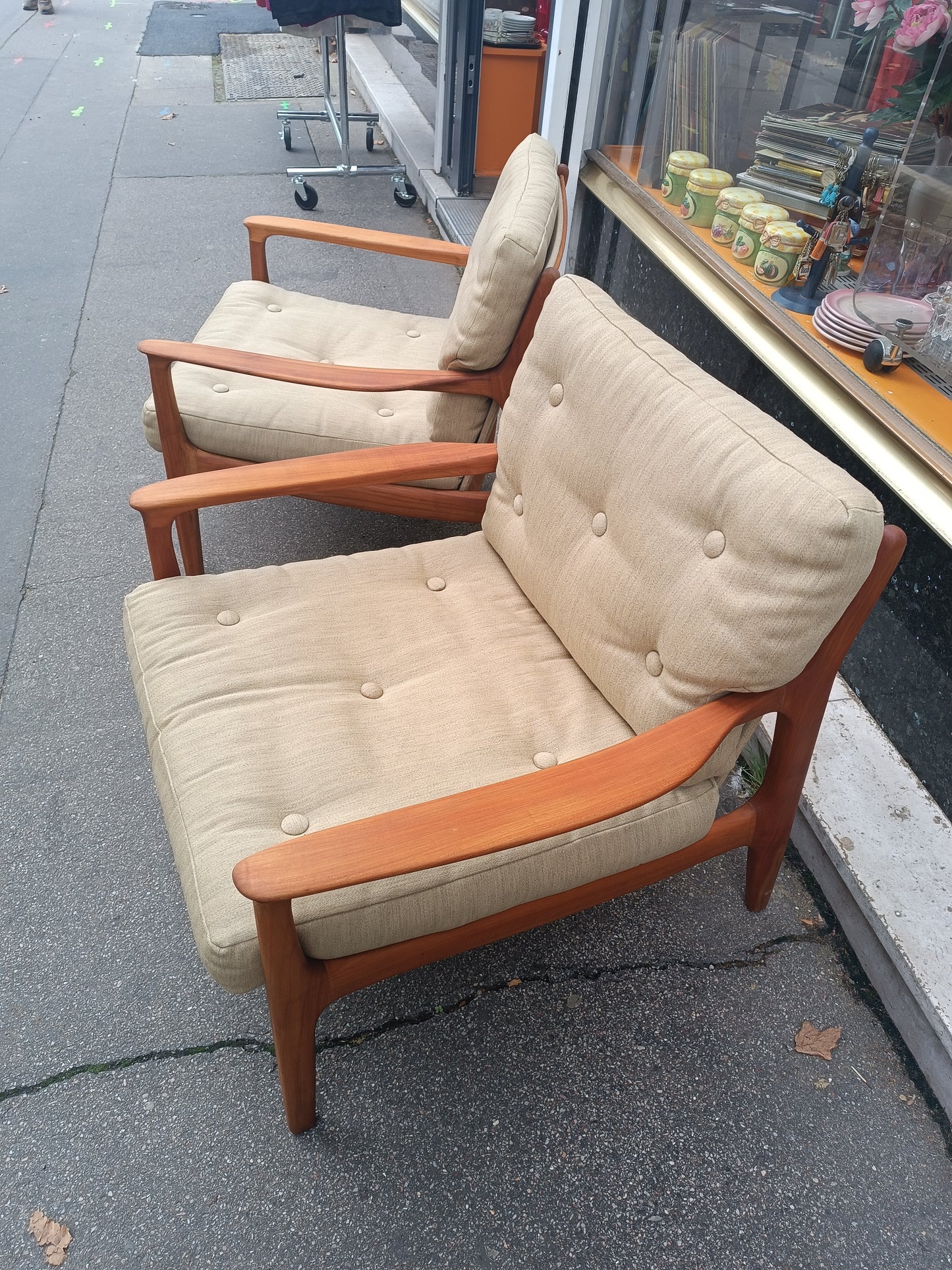 Paire de fauteuils scandinave design de Eugen Schmidt