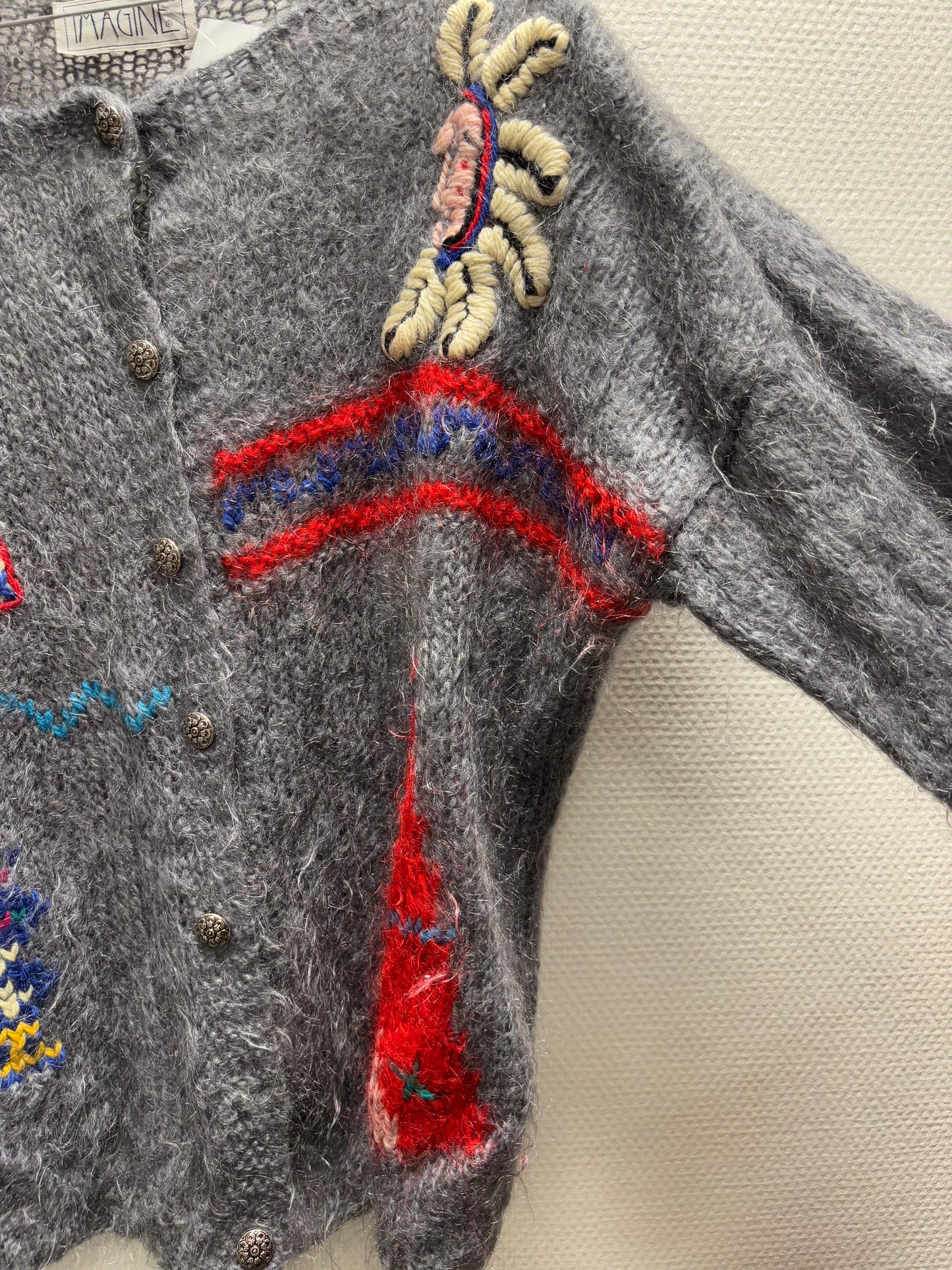 Cardigan en mohair