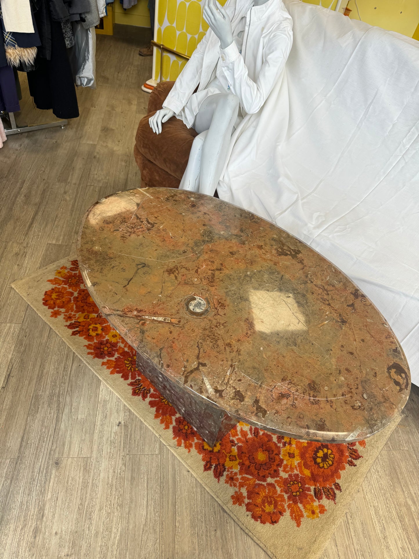 Table basse en marbre