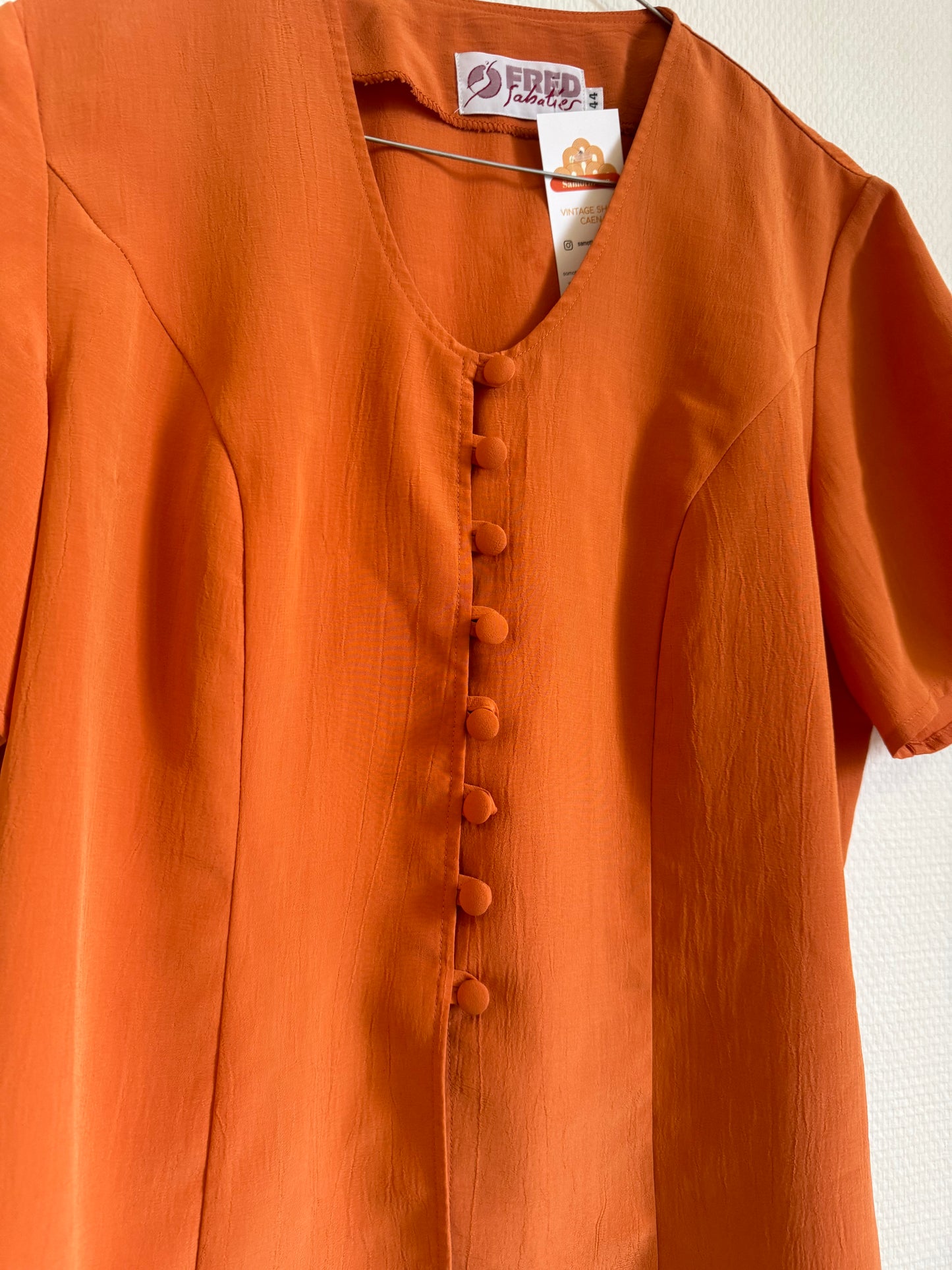 Chemise orange