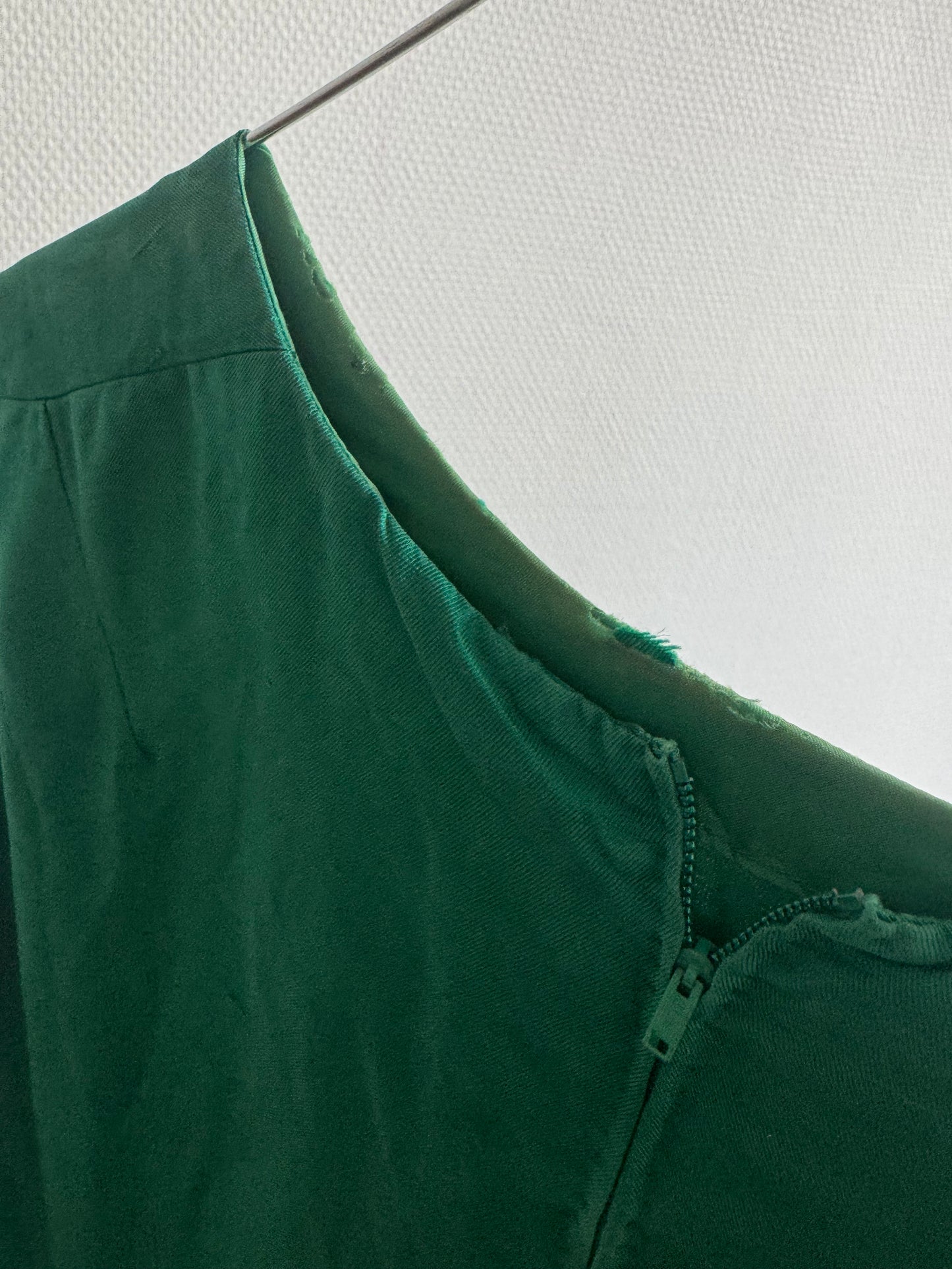 Robe verte 60s