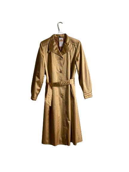 Trench-coat doré