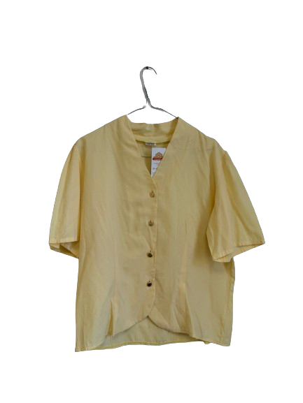 Chemise jaune 80s