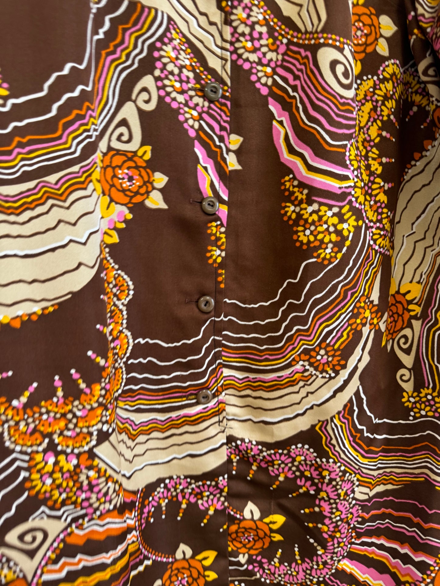 Robe à motifs 70s