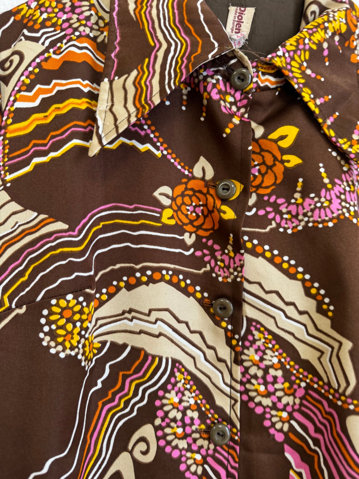 Robe à motifs 70s