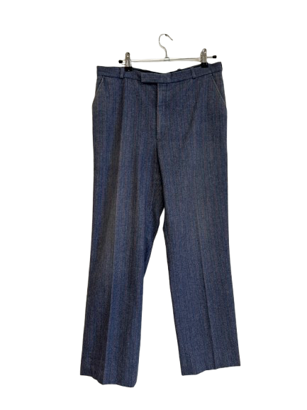 Pantalon bleu en laine