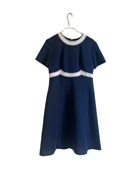 Robe bleu 70s