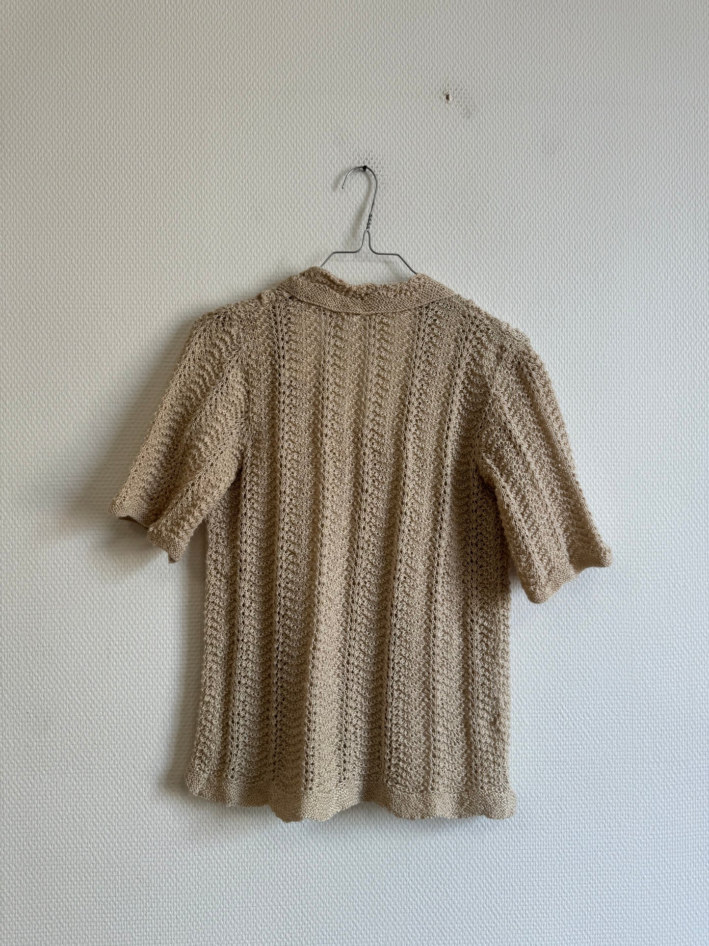 Cardigan beige 70s