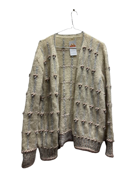 Cardigan écrue 80s