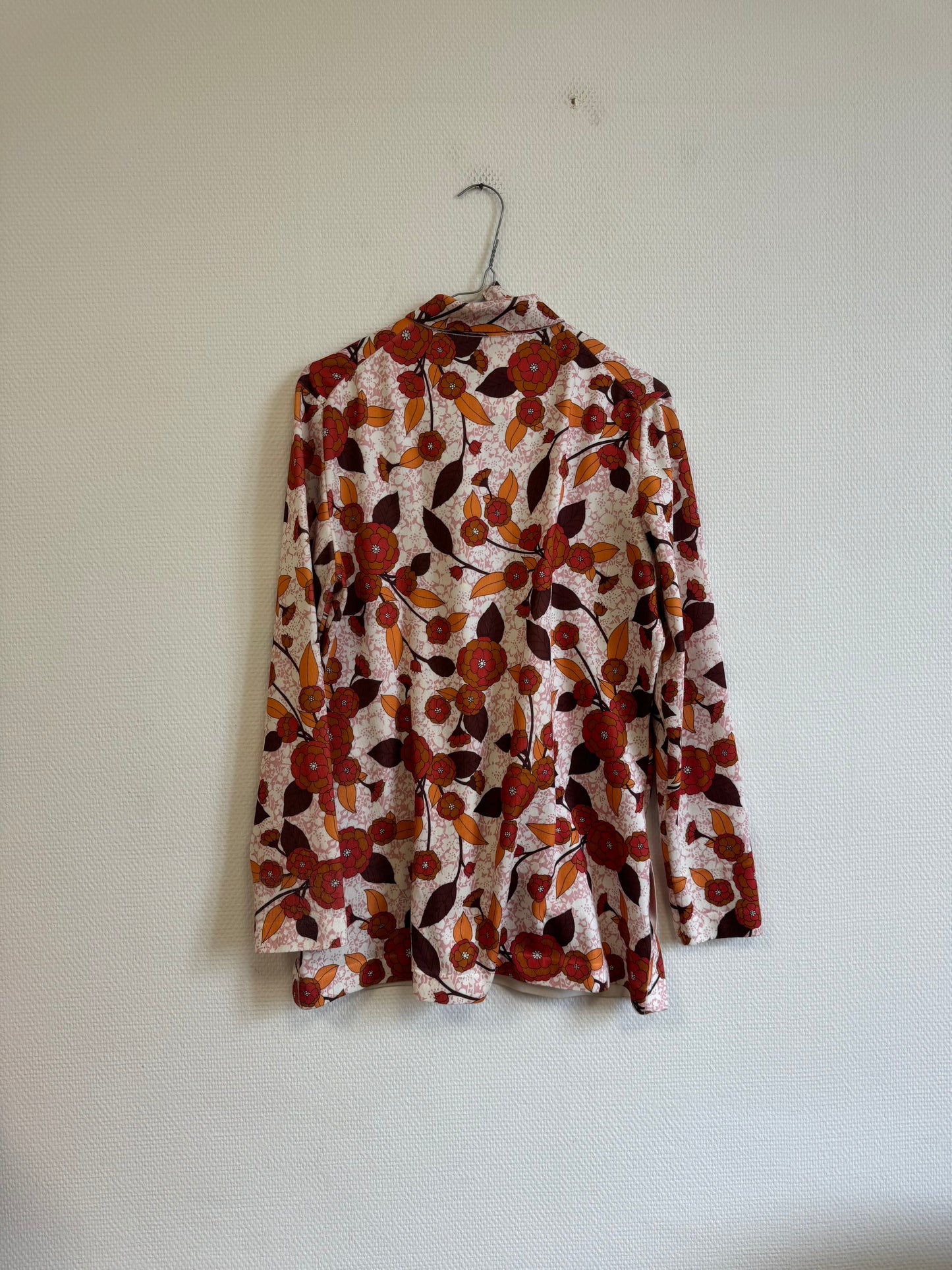 Blouse à fleurs 70s