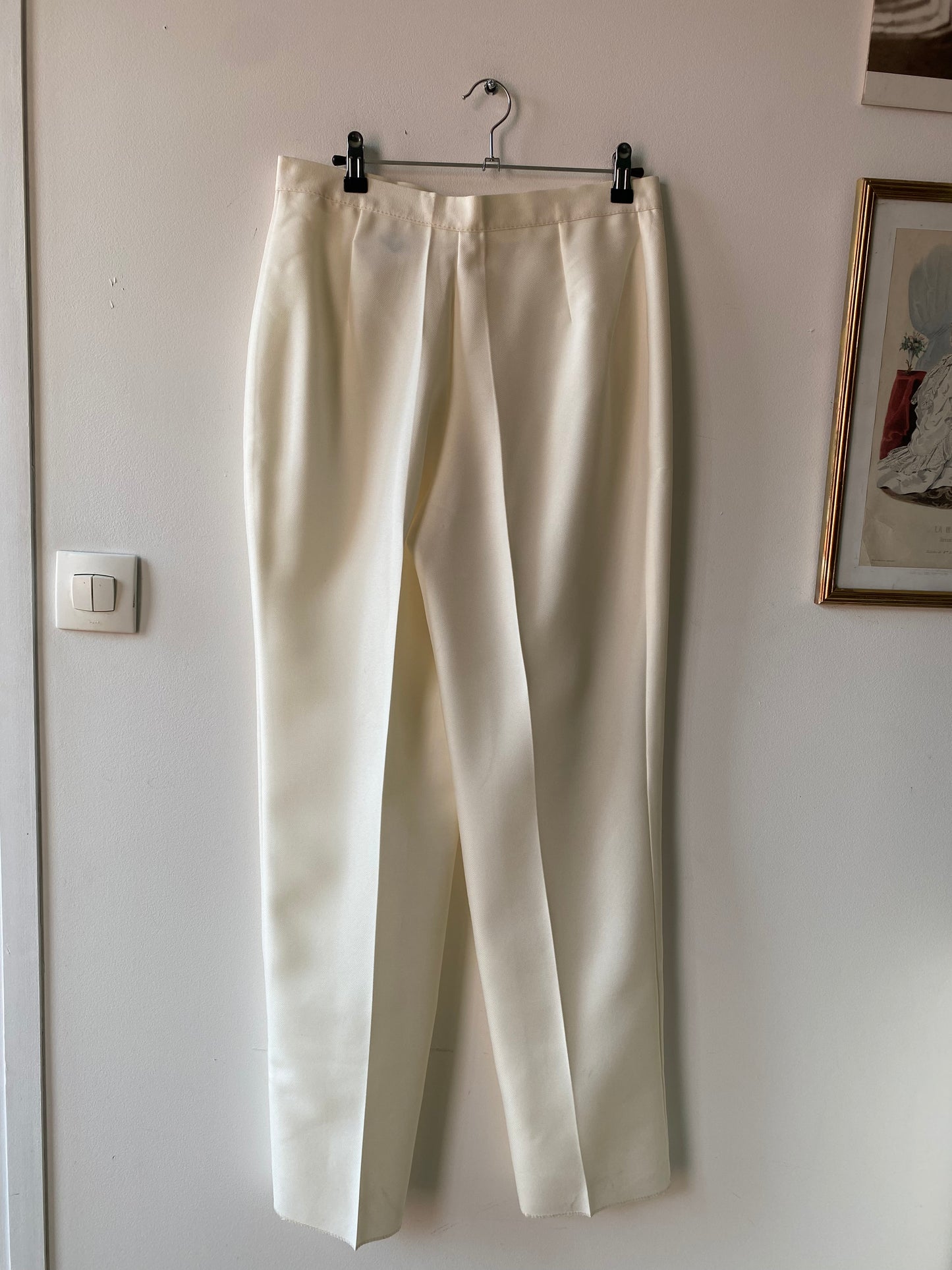 Pantalon blanc 80s